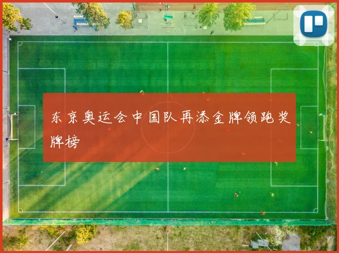 东京奥运会中国队再添金牌领跑奖牌榜